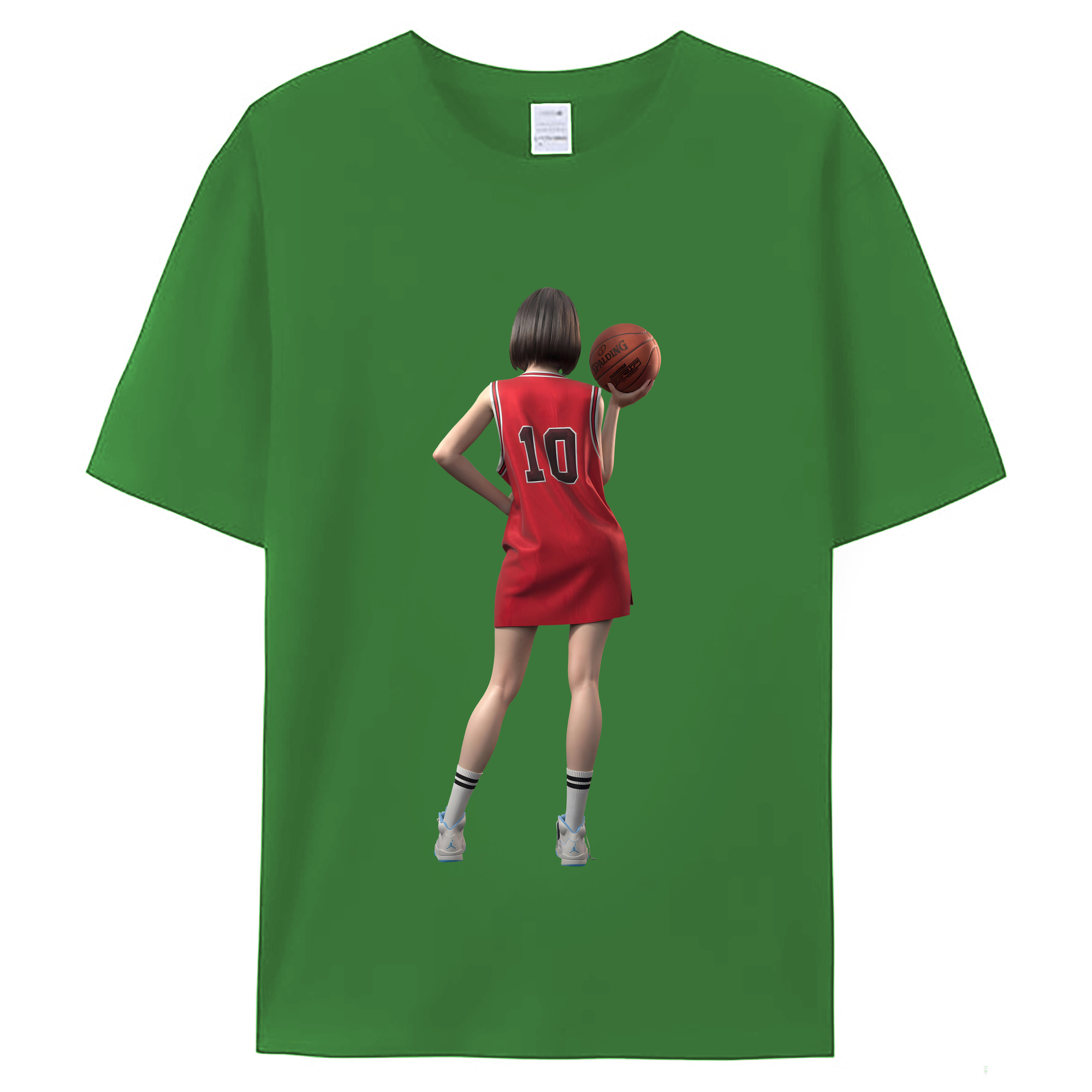 （画像用） SLAM DUNK／スラムダンク レディースカジュアルプリントTシャツ（綿100％）